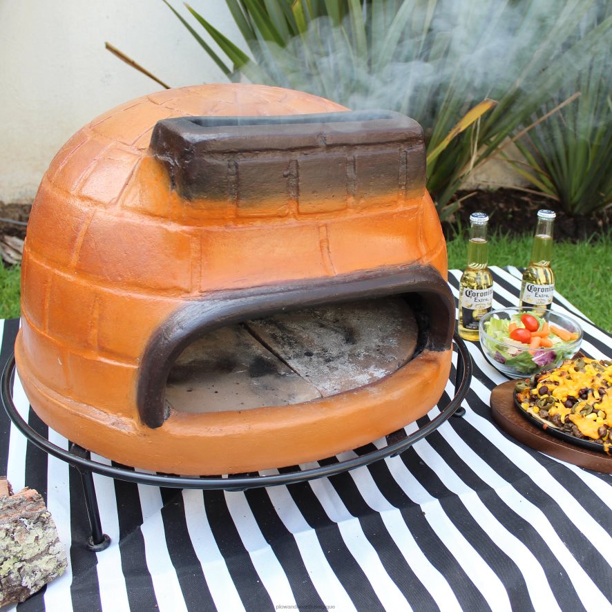 60H0822950 Plow & Hearth four à pizza talavera sienne accessoires