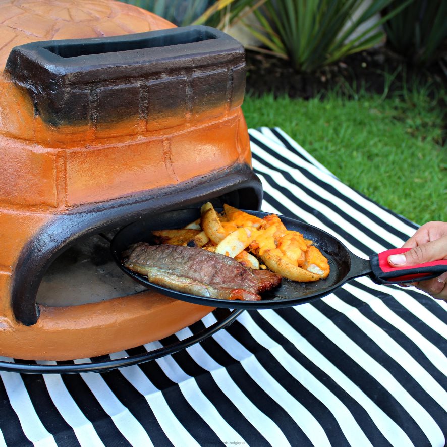 60H0822950 Plow & Hearth four à pizza talavera sienne accessoires