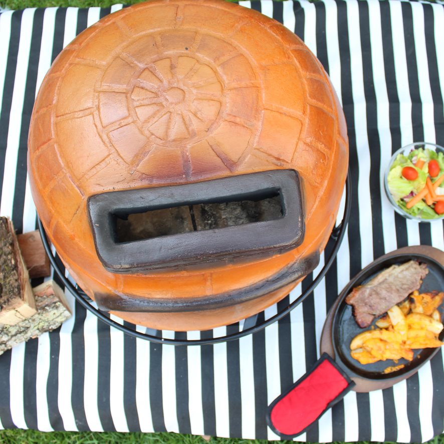 60H0822950 Plow & Hearth four à pizza talavera sienne accessoires