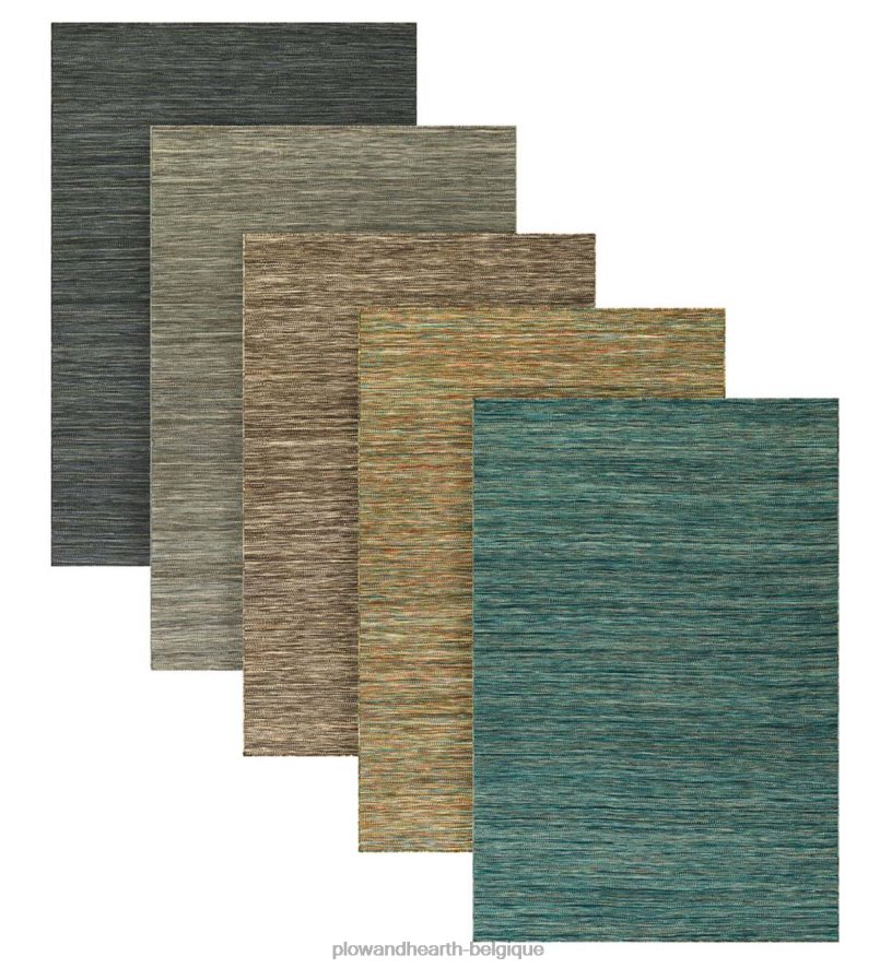 60H0822808 Plow & Hearth tapis en laine fairfax, 3'6 x 5'6 - carbone accessoires