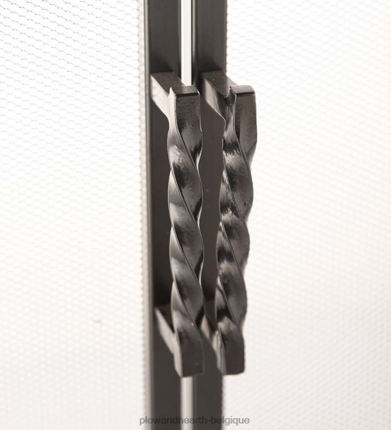 60H0822889 Plow & Hearth pare-feu Deep Creek avec portes cheminée