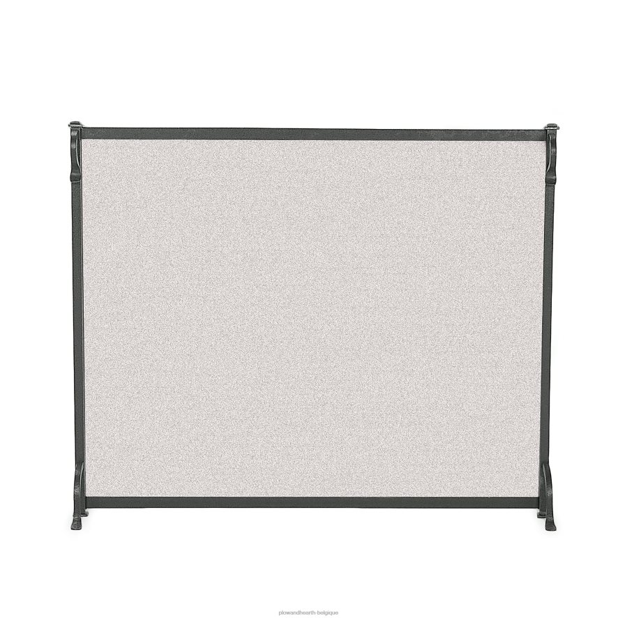 60H0822912 Plow & Hearth protection plate artisanale moyenne sur mesure - 1 351 à 2 300 pouces carrés - noir cheminée