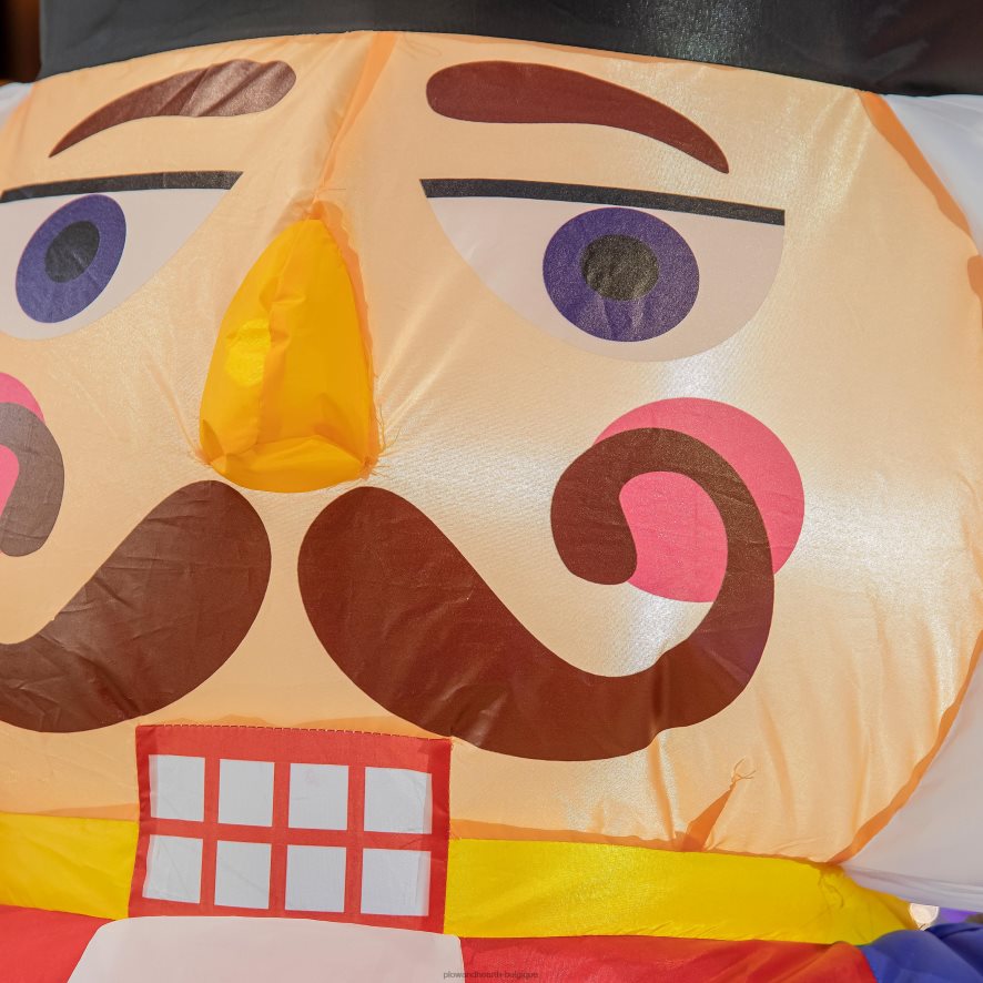 60H082147 Plow & Hearth gonflable de Noël casse-noisette éclairé cour et jardin