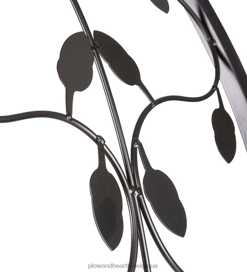 60H082169 Plow & Hearth Tonnelle de jardin en forme d'arbre de vie en métal avec portail cour et jardin