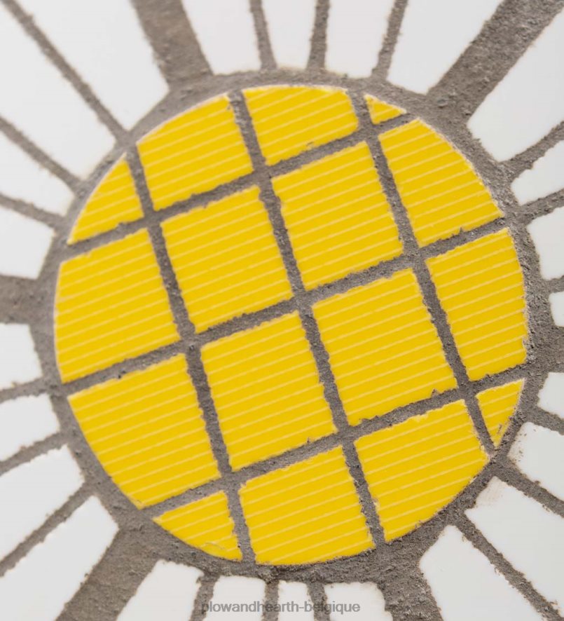 60H082194 Plow & Hearth tremplin en mosaïque - rouge cour et jardin