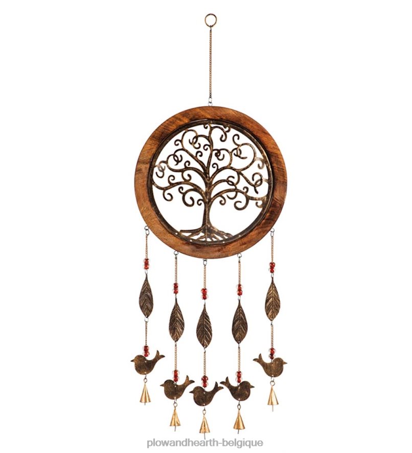 60H082274 Plow & Hearth cloche de jardin arbre de vie en bois et métal cour et jardin
