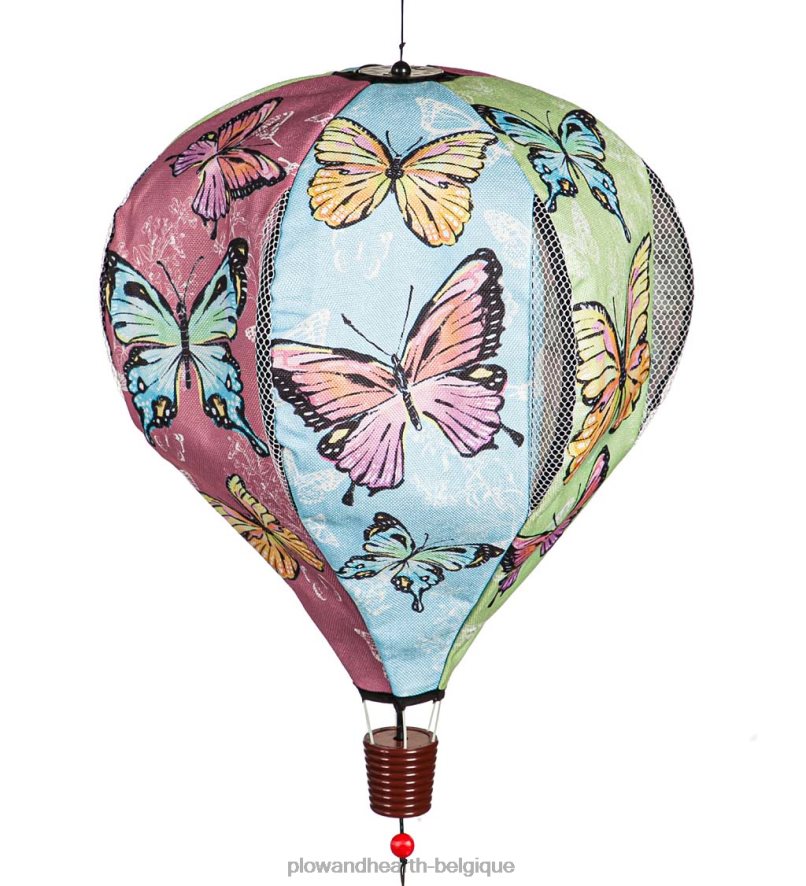 60H082279 Plow & Hearth spinner de ballon de jardin de printemps - forsythia cour et jardin