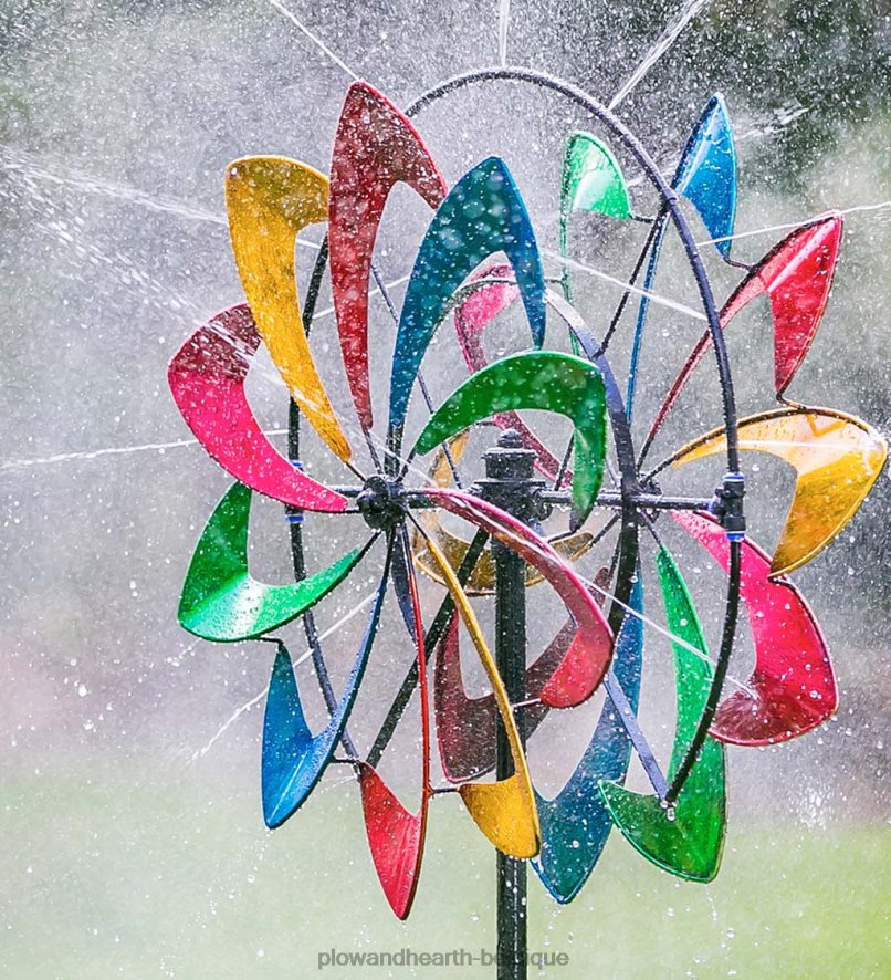 60H082350 Plow & Hearth hydro spinner multicolore - multicolore cour et jardin