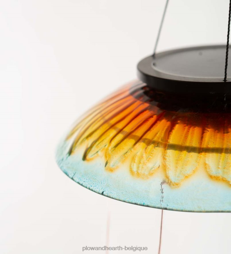 60H082373 Plow & Hearth mobile solaire à couleurs changeantes avec tournesols cour et jardin