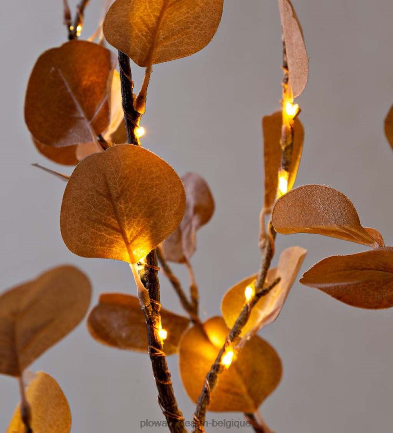 60H082470 Plow & Hearth Arbre dollar en argent rose à éclairage électrique intérieur/extérieur cour et jardin