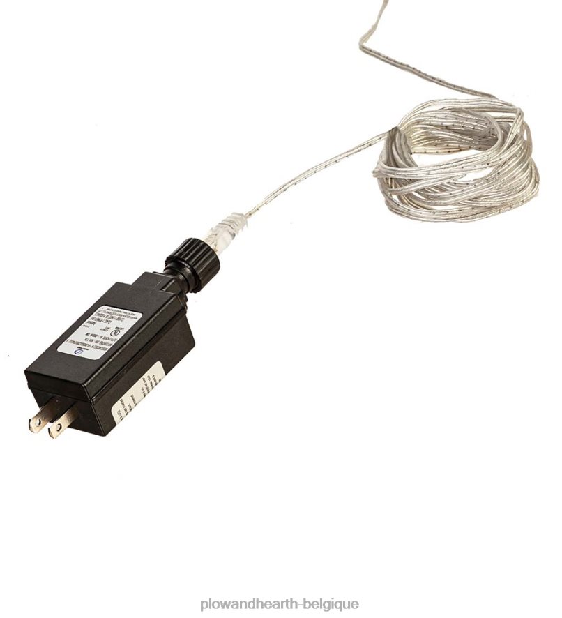 60H08244 Plow & Hearth cône de Noël intérieur/extérieur avec lumières multicolores, 75 cour et jardin