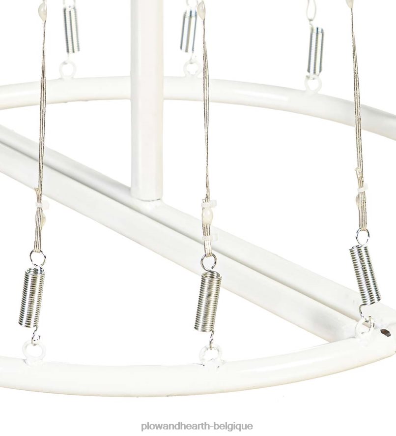 60H08244 Plow & Hearth cône de Noël intérieur/extérieur avec lumières multicolores, 75 cour et jardin