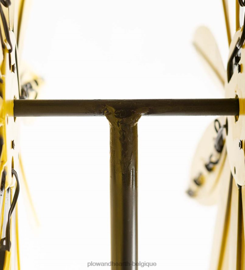 60H082184 Plow & Hearth éolienne solaire tournesol cour et jardin