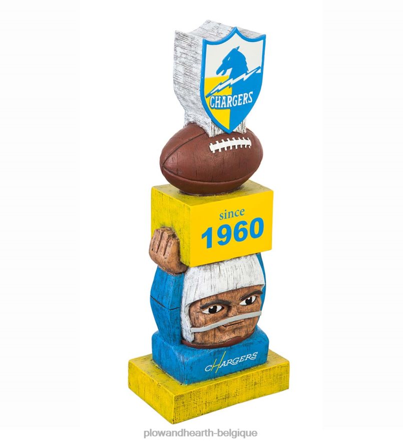 60H082214 Plow & Hearth statue de jardin de football vintage - Ravens de Baltimore cour et jardin