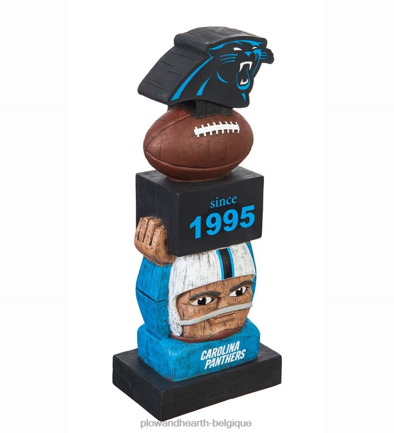 60H082214 Plow & Hearth statue de jardin de football vintage - Ravens de Baltimore cour et jardin