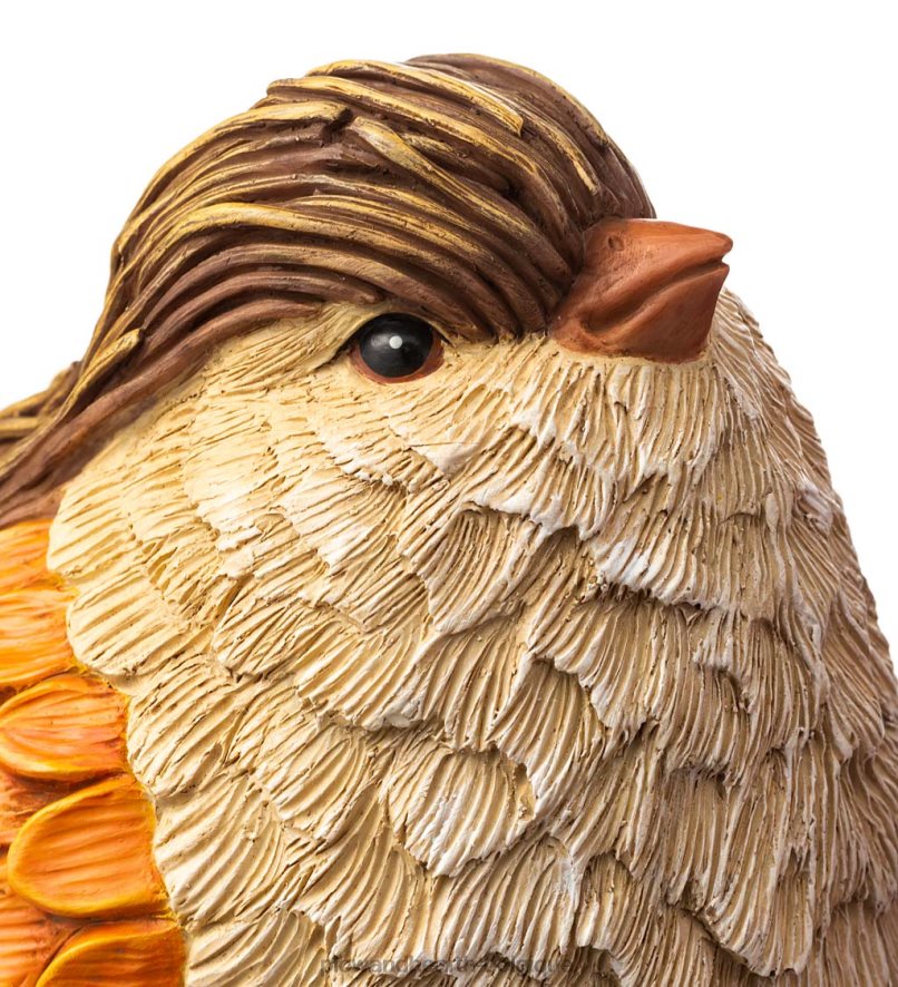 60H082329 Plow & Hearth statues de jardin d'oiseaux d'automne, lot de 2 cour et jardin