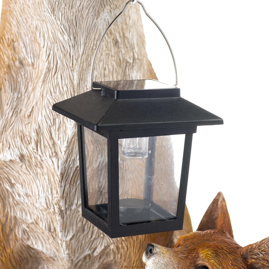 60H08277 Plow & Hearth statue solaire cerf et amis cour et jardin