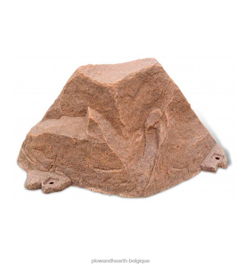 60H082729 Plow & Hearth petit faux rocher - marron cour et jardin