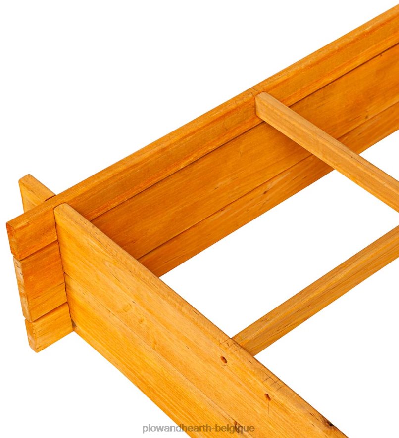 60H0821000 Plow & Hearth lit de jardin surélevé en bois cour et jardin