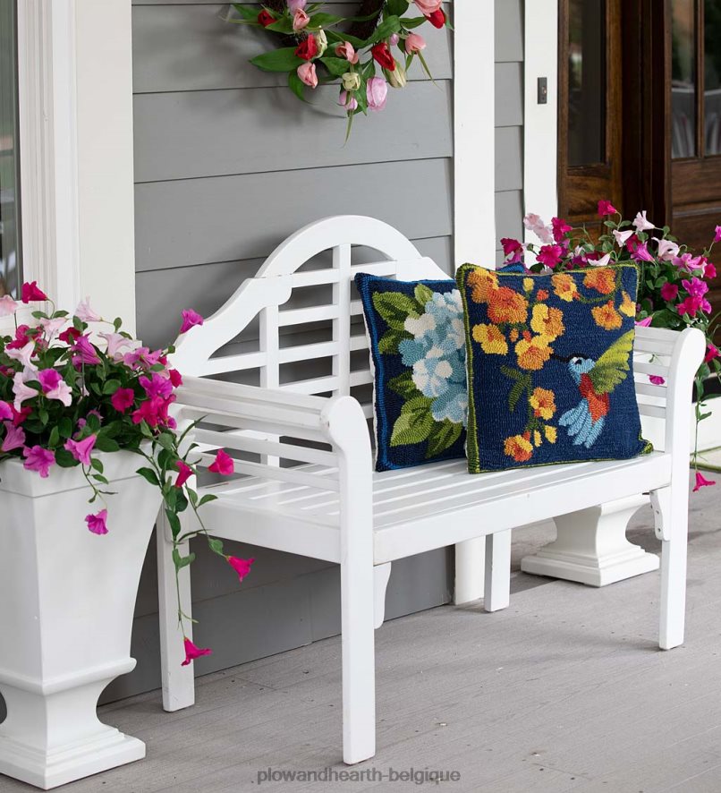 60H082999 Plow & Hearth remplissage d'urne en faux pétunia - rose cour et jardin