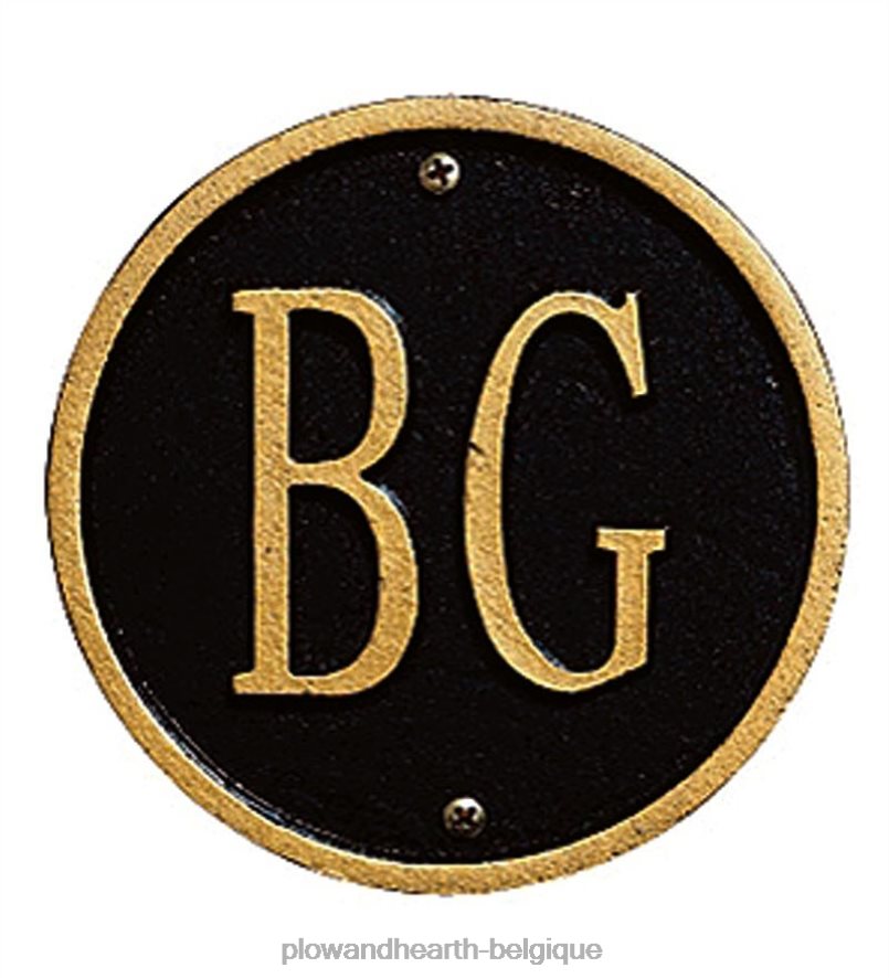 60H082716 Plow & Hearth plaques d'adresse cour et jardin