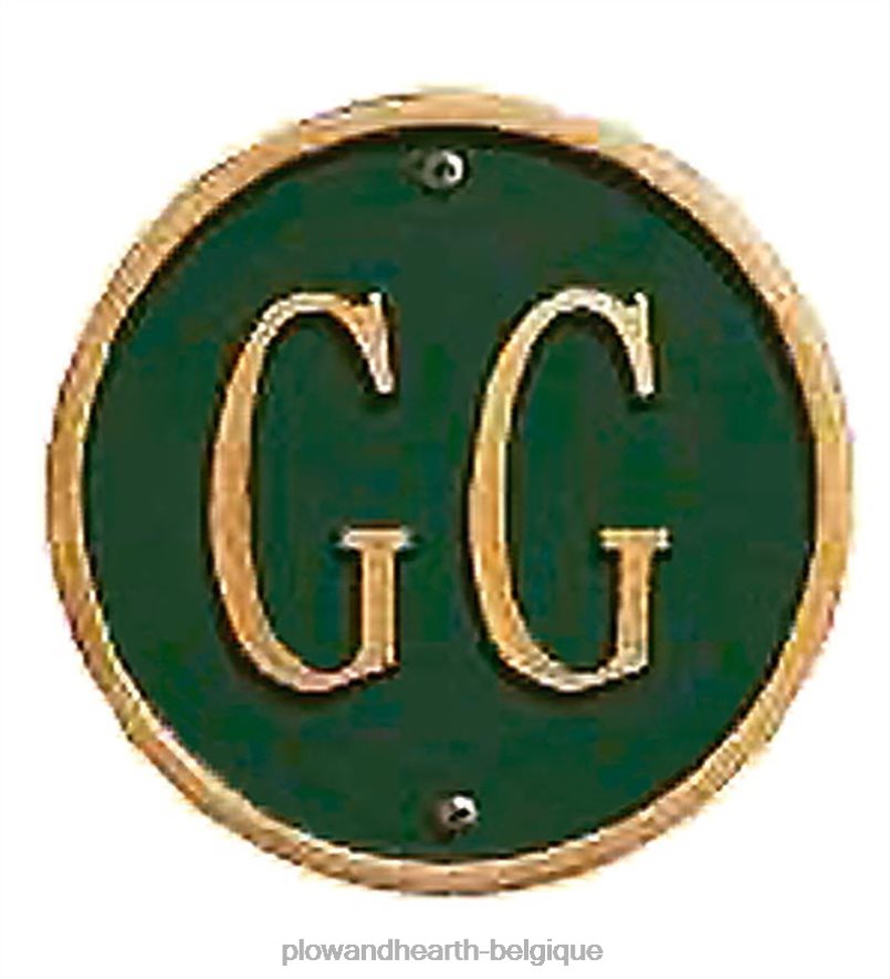 60H082716 Plow & Hearth plaques d'adresse cour et jardin