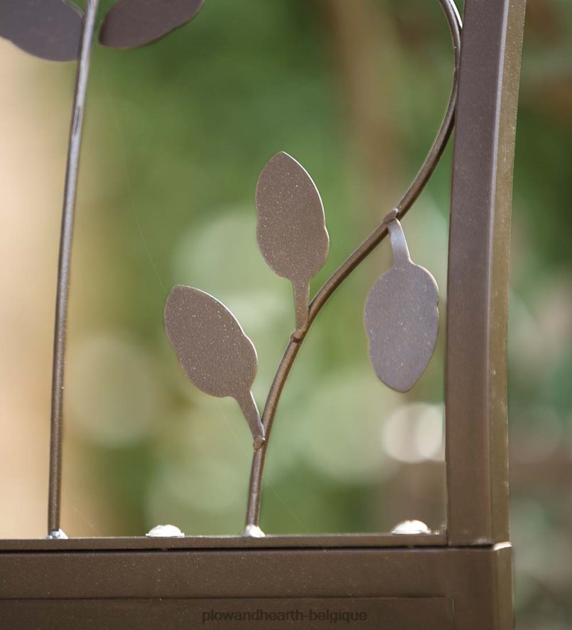 60H082652 Plow & Hearth tonnelle de jardin voûtée en métal avec motif arbre de vie cour et jardin