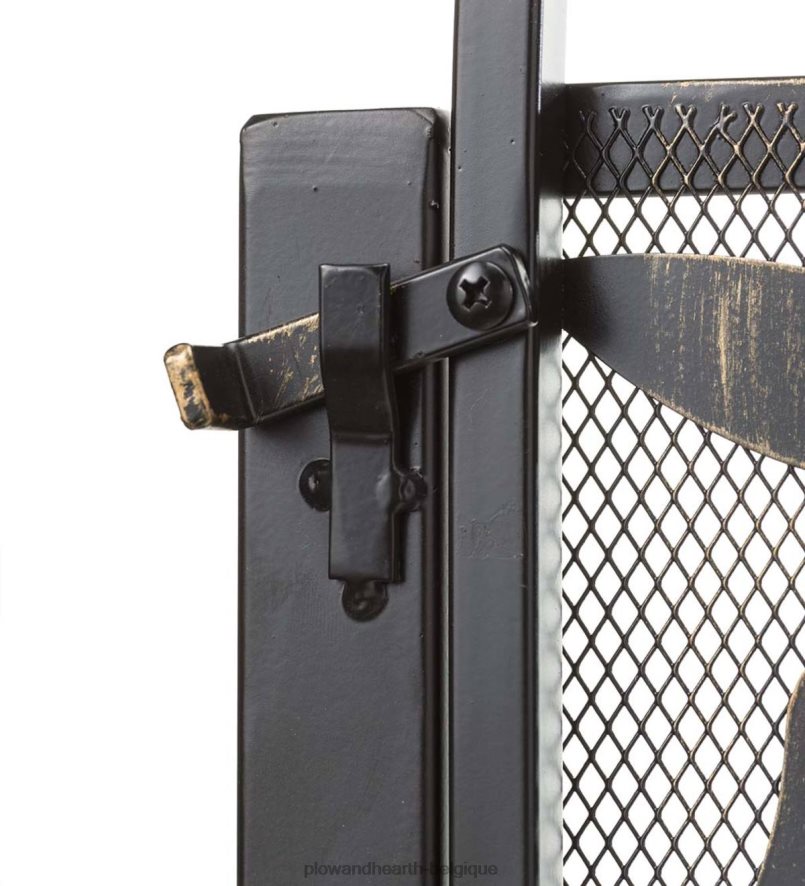 60H082661 Plow & Hearth Portail de jardin autonome arqué en métal avec motif arbre de vie cour et jardin