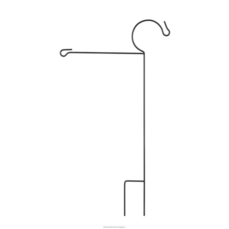 60H082647 Plow & Hearth porte-drapeau de jardin avec crochet de berger cour et jardin