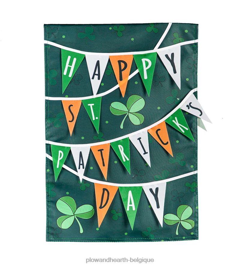 60H082571 Plow & Hearth St. fête du riz bannière jardin applique drapeau cour et jardin