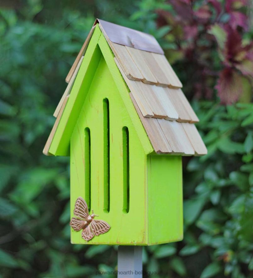 60H082895 Plow & Hearth Butterfly Breeze Cyprès Butterfly House - Raisin cour et jardin