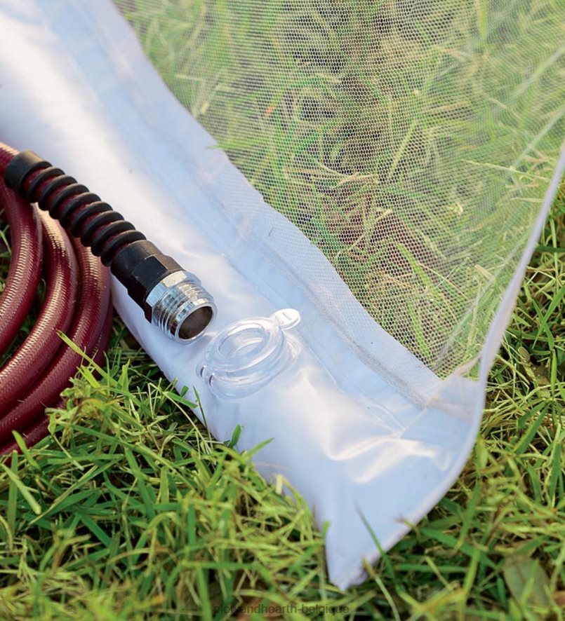 60H082906 Plow & Hearth moustiquaire parapluie - blanc cour et jardin