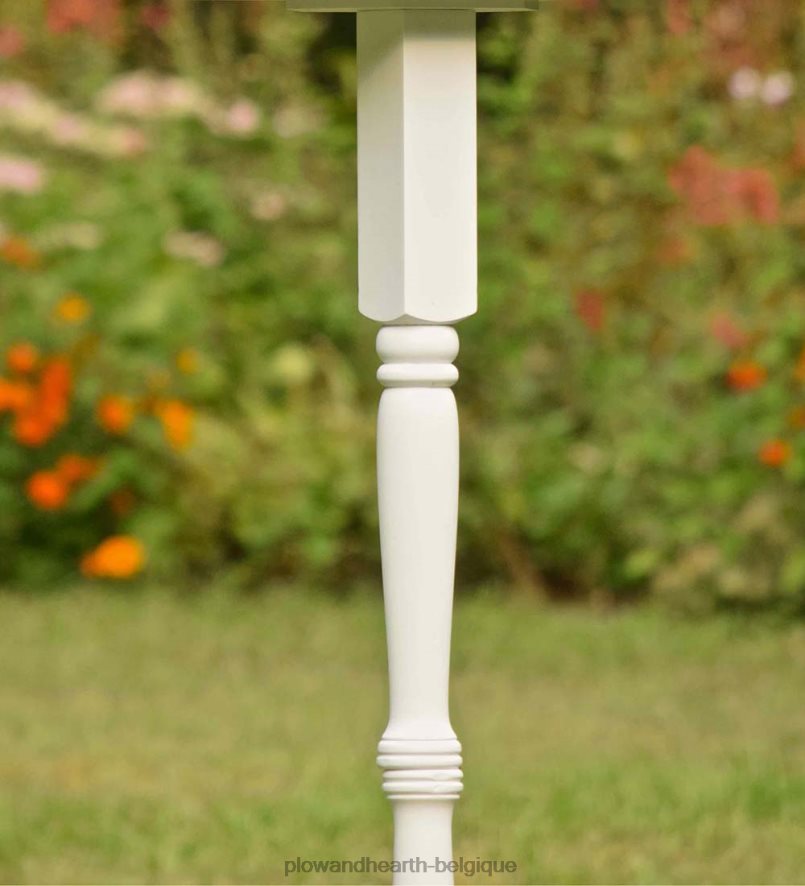 60H082880 Plow & Hearth Ensemble nichoir en bois et poteaux sur pied daze d'automne cour et jardin