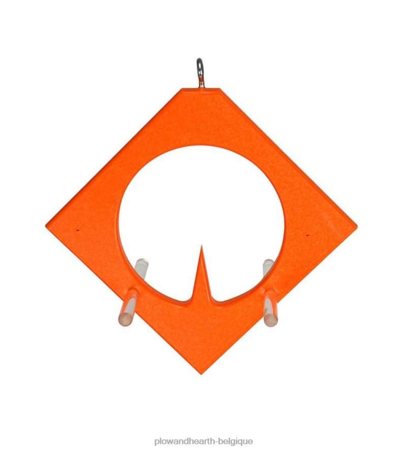 60H082809 Plow & Hearth mangeoire à fruits en plastique recyclé loriot diamant cour et jardin