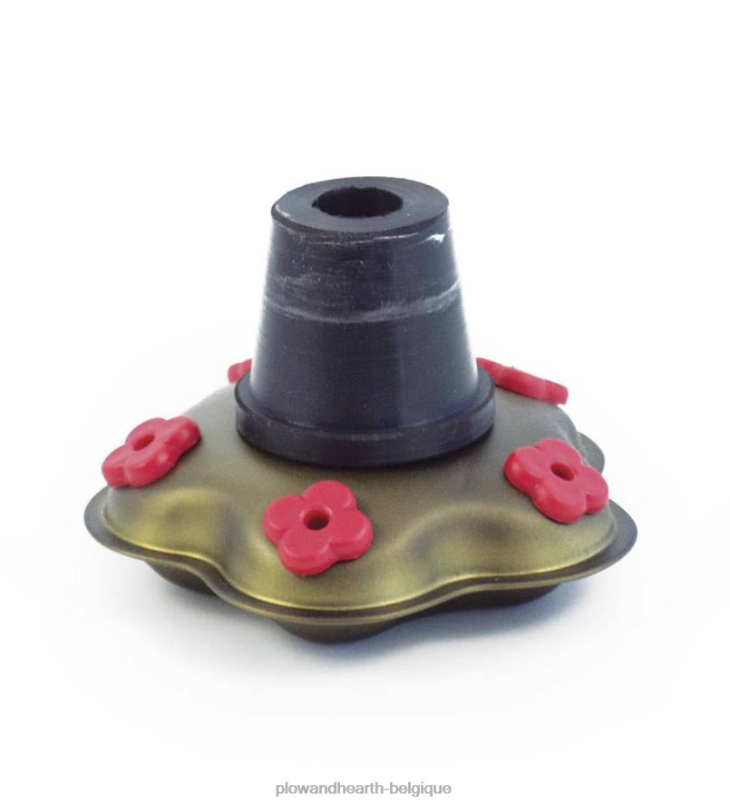 60H082811 Plow & Hearth Mangeoire à colibris haute en verre recyclé - aqua cour et jardin