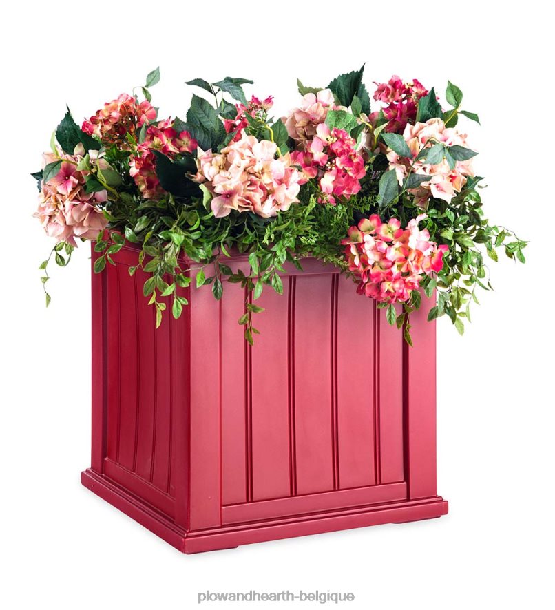 60H082910 Plow & Hearth jardinières à arrosage automatique Lexington cour et jardin