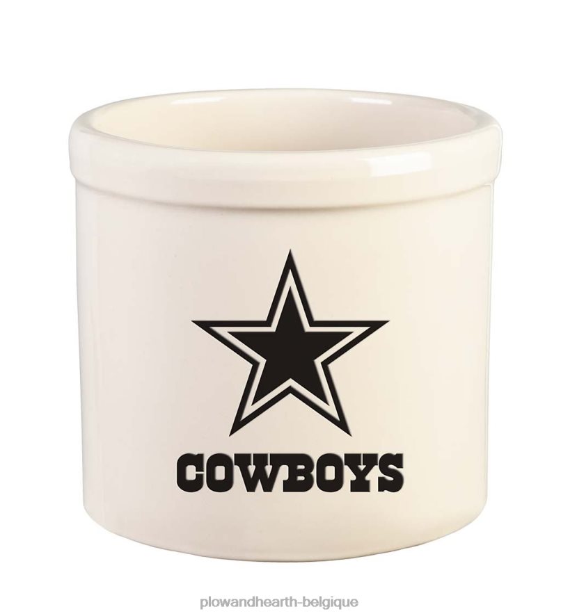 60H082976 Plow & Hearth pot en grès avec logo de l'équipe nfl - cardinaux de l'arizona cour et jardin