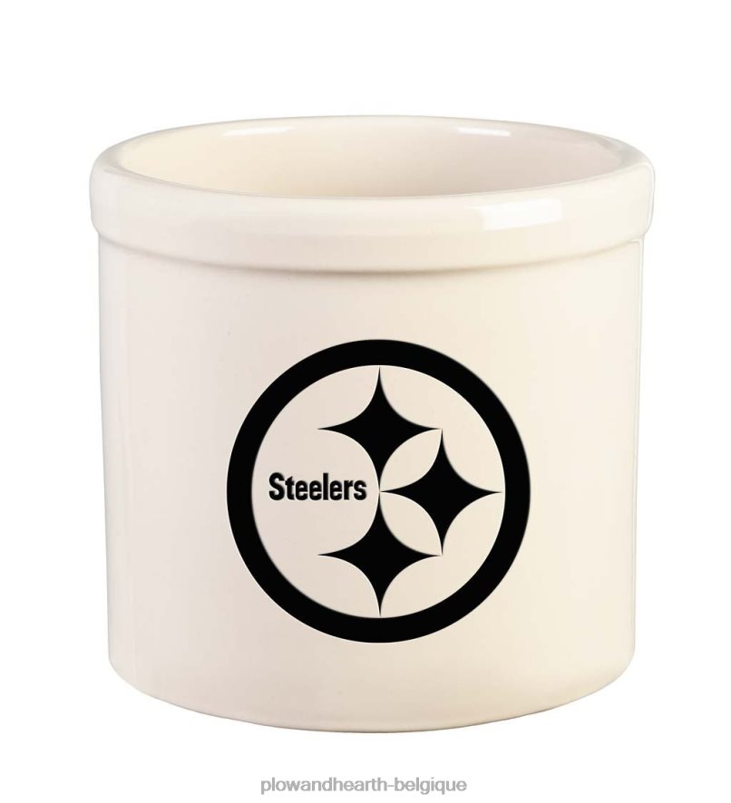 60H082976 Plow & Hearth pot en grès avec logo de l'équipe nfl - cardinaux de l'arizona cour et jardin