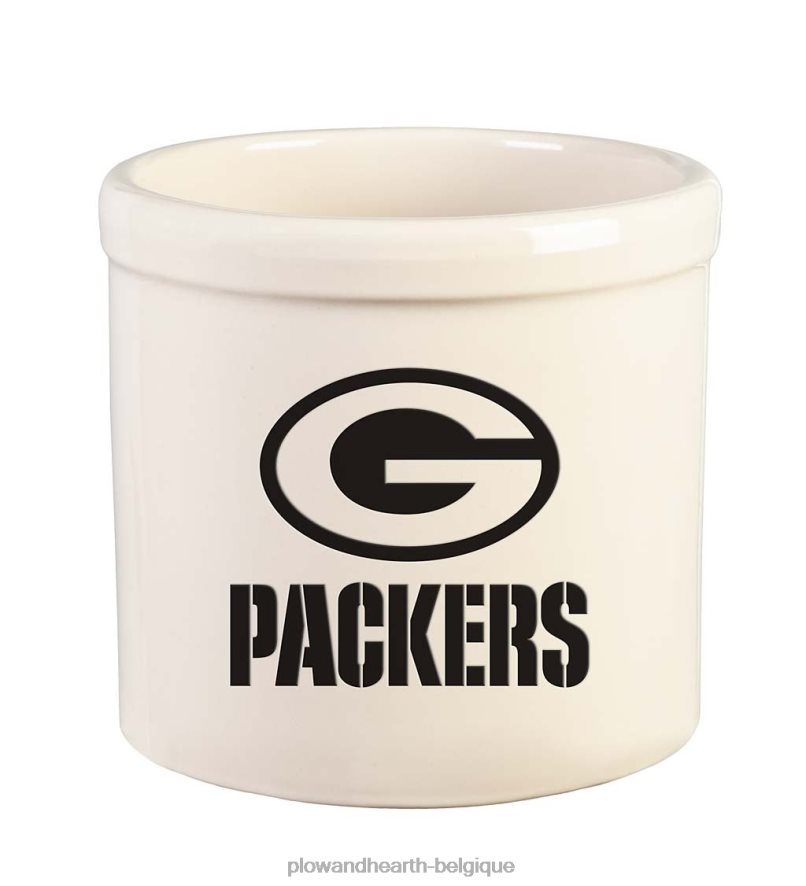 60H082976 Plow & Hearth pot en grès avec logo de l'équipe nfl - cardinaux de l'arizona cour et jardin