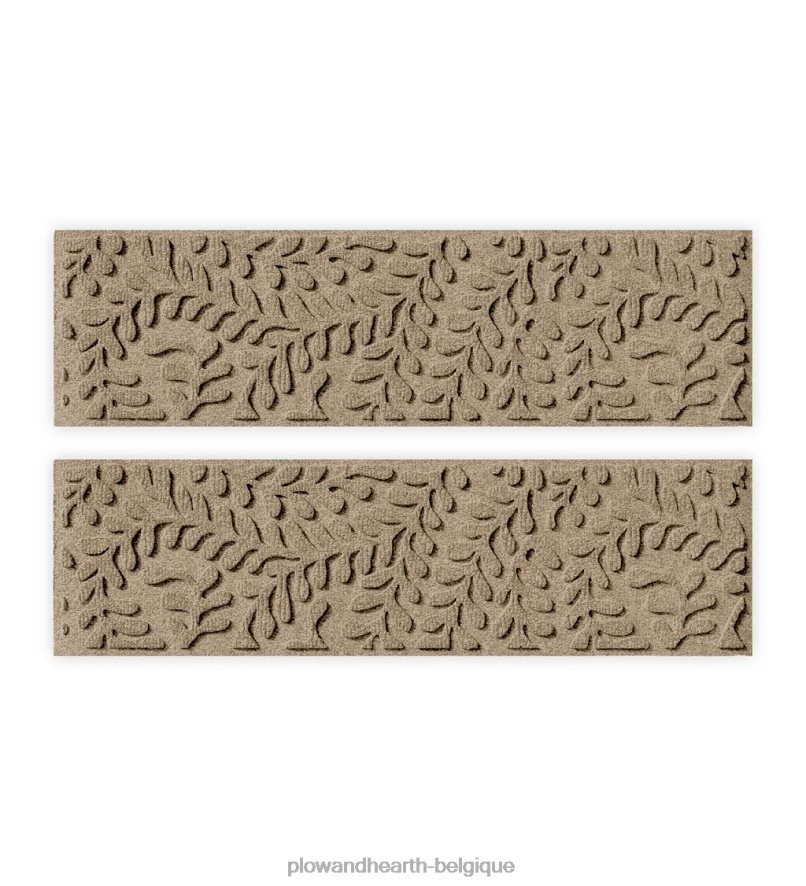 60H0821009 Plow & Hearth marches d'escalier en buis - gris cour et jardin