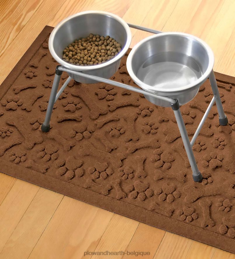 60H0821036 Plow & Hearth Paillasson pattes et os de marmotte cour et jardin