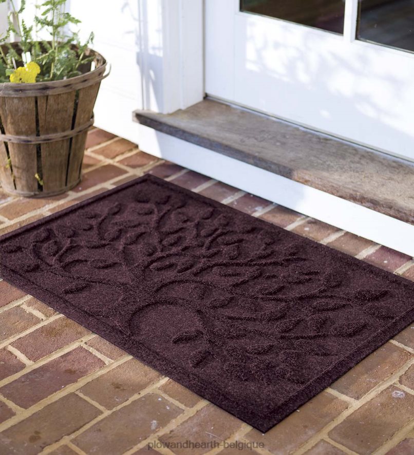 60H0821058 Plow & Hearth paillasson arbre de vie waterhog cour et jardin