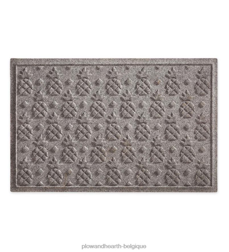 60H0821062 Plow & Hearth paillasson ananas waterhog cour et jardin