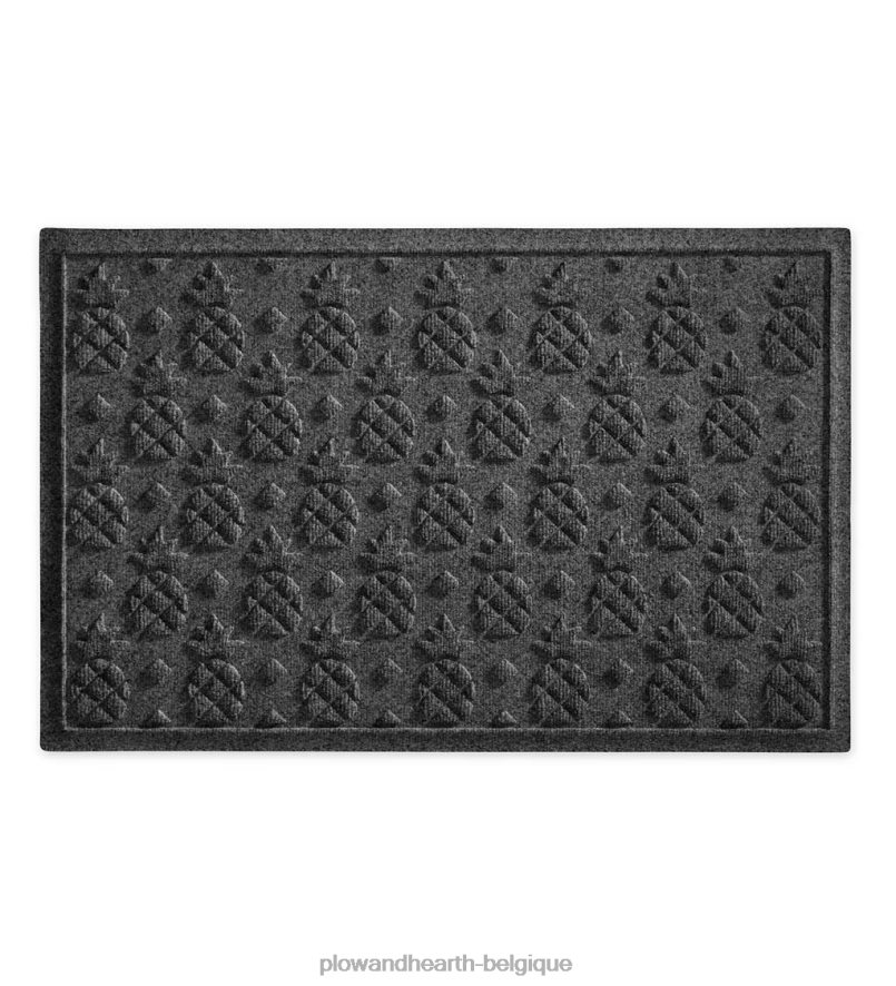 60H0821062 Plow & Hearth paillasson ananas waterhog cour et jardin
