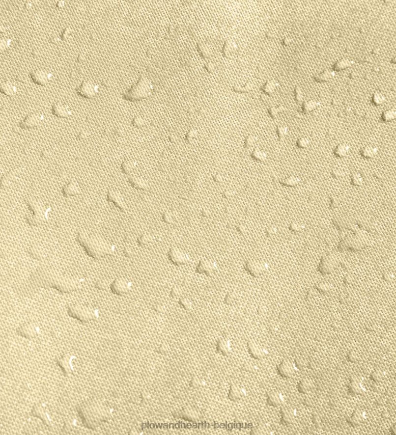 60H0821073 Plow & Hearth Housse de foyer de luxe - beige cour et jardin