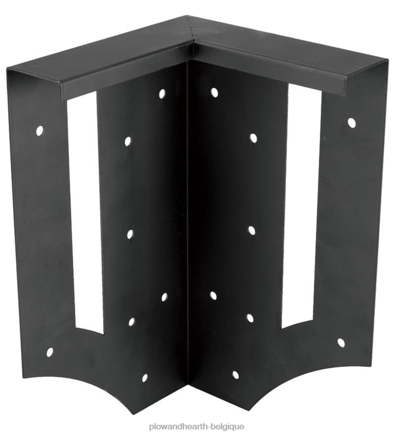 60H082989 Plow & Hearth Supports d'angle pour lit surélevé en acier, lot de 4 cour et jardin