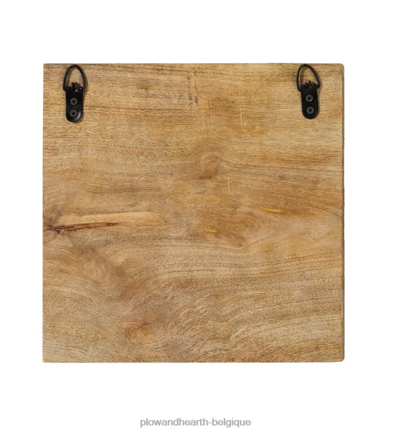 60H0822132 Plow & Hearth art mural tropical lavé à la chaux à trois panneaux meubles