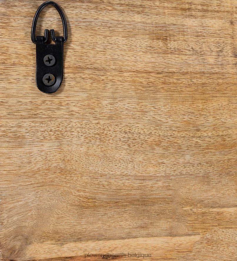 60H0822132 Plow & Hearth art mural tropical lavé à la chaux à trois panneaux meubles