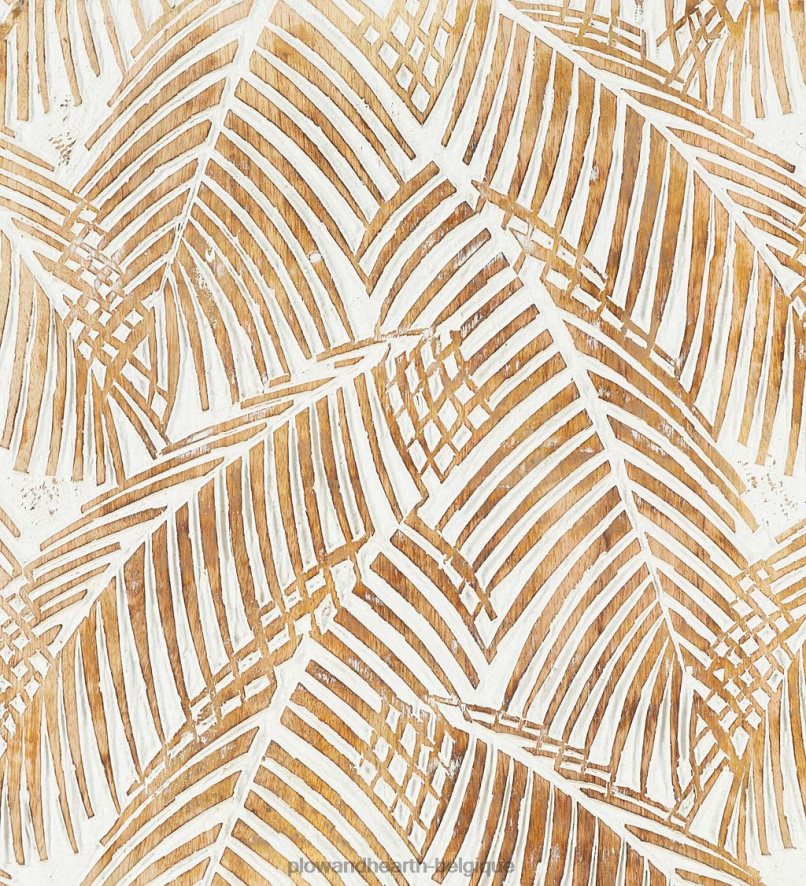 60H0822133 Plow & Hearth art mural tropical lavé à la chaux à deux panneaux meubles