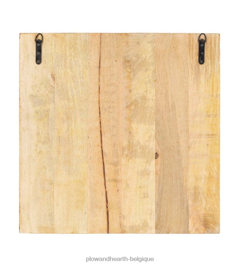 60H0822133 Plow & Hearth art mural tropical lavé à la chaux à deux panneaux meubles